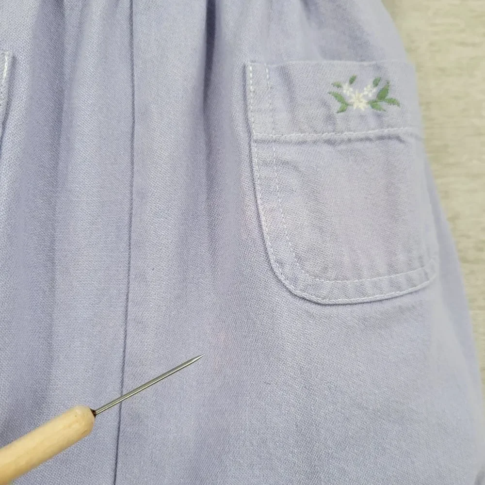 Ralph Lauren Vintage 90s Purple Lavender Girls Overalls Bubble Shorts